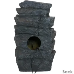 Sunnydaze Decor Sunnydaze 24"H Electric Polyresin Grotto Falls Outdoor Water Fountain With LED Lights -Furniture GUEST c8850fa8 d0c1 4bf6 8b42 e4ab1ee05c3d