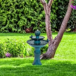 Sunnydaze Decor Sunnydaze 27"H Electric Ceramic 2-Tier Resting Birds Outdoor Water Fountain -Furniture GUEST ce0c761e afc9 466e bedf 90104fc630fe