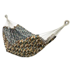 Sunnydaze Decor Sunnydaze Outdoor Polyester Double Jacquard Hammock -Furniture GUEST ce55e9c8 e277 4591 a32f 8b67ff2674d6
