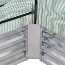 Sunnydaze Decor Sunnydaze Steel Raised Garden Bed With Greenhouse Cover - Green -Furniture GUEST cf2f88a6 4d3b 4808 a570 e1d0fcda8448