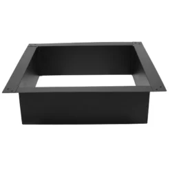 Sunnydaze Decor Sunnydaze Outdoor Heavy-Duty Steel Portable Above Ground Or In-Ground Square Fire Pit Liner Ring - Black -Furniture GUEST d0e30a76 0109 408e b7b3 d0e491649cc7