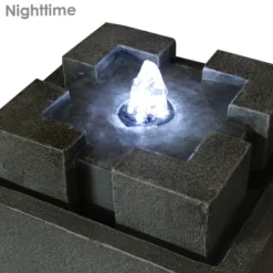 Sunnydaze Decor Sunnydaze Indoor Home Office Decorative Square Dynasty Bubbling Tabletop Water Fountain Feature - 7" -Furniture GUEST d258b0e1 d663 4ac8 a180 236f97dab89d