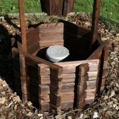 Sunnydaze Decor Sunnydaze Outdoor Fir Wood Wishing Well Garden Planter With Hanging Flower Bucket For Garden Or Yard - 45" H - Brown 18 Sunnydaze Decor Sunnydaze Outdoor Fir Wood Wishing Well Garden Planter With Hanging Flower Bucket For Garden Or Yard - 45" H - Brown -Furniture GUEST d4e6954d dbca 4f52 af45 943a52df3519