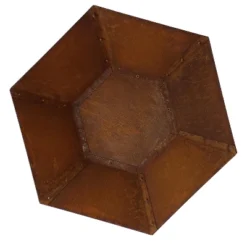 Sunnydaze Decor Sunnydaze Outdoor Camping Or Backyard Hexagon Rustic Affinity Fire Pit Bowl On Pedestal Stand - 23" - Oxidized Rust 7 Sunnydaze Decor Sunnydaze Outdoor Camping Or Backyard Hexagon Rustic Affinity Fire Pit Bowl On Pedestal Stand - 23" - Oxidized Rust -Furniture GUEST d6374b66 07d6 4ba2 9cb8 9d64e3c1684c