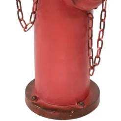 Sunnydaze Decor Sunnydaze Metal Fire Hydrant Outdoor Garden Statue Decor With Red Finish - 21" -Furniture GUEST d794605a 00b5 4447 a752 e9de62357ee2