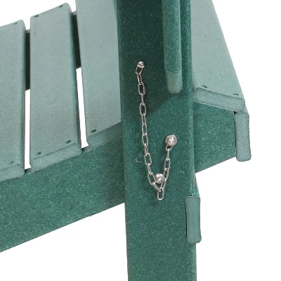 Sunnydaze Decor Sunnydaze Portable, Foldable, Outdoor Adirondack Chair - All-Weather Design - 300-Pound Capacity - 34.5" H 4 Sunnydaze Decor Sunnydaze Portable, Foldable, Outdoor Adirondack Chair - All-Weather Design - 300-Pound Capacity - 34.5" H - Image 2