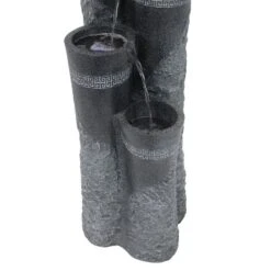 Sunnydaze Decor Sunnydaze 41"H Electric Polystone 4-Tier Staggered Pillars Outdoor Water Fountain With LED Lights 12 Sunnydaze Decor Sunnydaze 41"H Electric Polystone 4-Tier Staggered Pillars Outdoor Water Fountain With LED Lights -Furniture GUEST d9c0ea1c 4291 4cdd b01a 43d20b3950c1