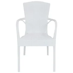 Sunnydaze Decor Sunnydaze Faux Wood Design Plastic All-Weather Commercial-Grade Segesta Indoor/Outdoor Patio Dining Chair -Furniture GUEST da236cc2 22d4 46b4 9346 020e88fe3f4d