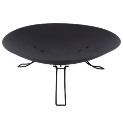 Sunnydaze Decor Sunnydaze Outdoor Camping Backyard Steel Round Classic Ebony Raised Fire Pit Bowl With 3 Folding Legs - Black - 24" 16 Sunnydaze Decor Sunnydaze Outdoor Camping Backyard Steel Round Classic Ebony Raised Fire Pit Bowl With 3 Folding Legs - Black - 24" -Furniture GUEST dce7404c a82d 4a88 a395 3693dcfcc09c