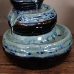 Sunnydaze Decor Sunnydaze Indoor Home Decorative Glazed Ceramic 3-Tiered Modern Textured Bowls Tabletop Water Fountain - 7" 10 Sunnydaze Decor Sunnydaze Indoor Home Decorative Glazed Ceramic 3-Tiered Modern Textured Bowls Tabletop Water Fountain - 7" -Furniture GUEST ded930d6 534f 4791 9d2a 6a7b865ae438