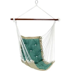 Sunnydaze Decor Sunnydaze Large Tufted Victorian Hammock Chair Swing For Backyard And Patio - 300 Lb Weight Capacity -Furniture GUEST dfcf629c dedb 4aef 9d51 04fcea9cd336