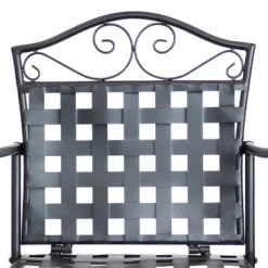 Sunnydaze Decor Sunnydaze Outdoor Scrolling Wrought Iron Bar Chair And Table Set - Black 8 Sunnydaze Decor Sunnydaze Outdoor Scrolling Wrought Iron Bar Chair And Table Set - Black -Furniture GUEST e02091b4 06d9 470f ace1 4e5d4b29639c