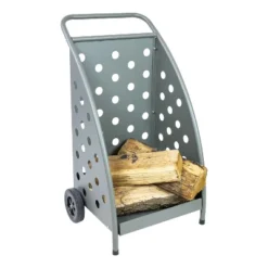 Sunnydaze Decor Sunnydaze Powder-Coated Steel Log Cart - 34" H - Gray 26 Sunnydaze Decor Sunnydaze Powder-Coated Steel Log Cart - 34" H - Gray -Furniture GUEST e0b24f9d b62a 4422 a6b7 0f0715f7d1d1