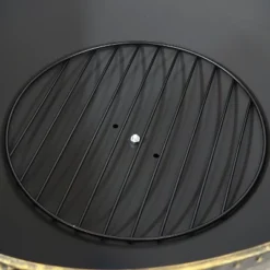 Sunnydaze Decor Sunnydaze Outdoor Camping Or Backyard Large Fire Pit Bowl With Spark Screen, Log Poker, And Metal Wood Grate - 30" - Bronze 14 Sunnydaze Decor Sunnydaze Outdoor Camping Or Backyard Large Fire Pit Bowl With Spark Screen, Log Poker, And Metal Wood Grate - 30" - Bronze -Furniture GUEST e0b542b7 cafe 447f 875d a089752ad891