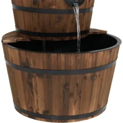 Sunnydaze Decor Sunnydaze 30"H Electric Wood Rustic Farmhouse Style 3-Tier Barrel Outdoor Water Fountain 12 Sunnydaze Decor Sunnydaze 30"H Electric Wood Rustic Farmhouse Style 3-Tier Barrel Outdoor Water Fountain -Furniture GUEST e18b73f7 ef84 4865 b5fa 34230be0f4f2