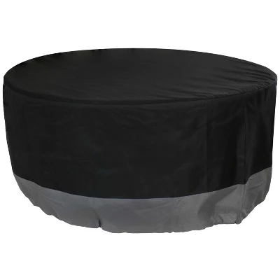 Sunnydaze Decor Sunnydaze Outdoor Heavy-Duty Weather-Resistant 300D Polyester Round Fire Pit Cover 8 Sunnydaze Decor Sunnydaze Outdoor Heavy-Duty Weather-Resistant 300D Polyester Round Fire Pit Cover - Image 6