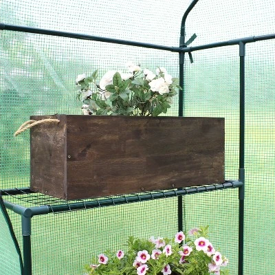 Sunnydaze Decor Sunnydaze Rectangle Decorative Indoor/Outdoor Flower And Succulent Planter Box With Handles - 20.75" W X 8.25" D X 7.75" H - Acacia Wood 3 Sunnydaze Decor Sunnydaze Rectangle Decorative Indoor/Outdoor Flower And Succulent Planter Box With Handles - 20.75" W X 8.25" D X 7.75" H - Acacia Wood
