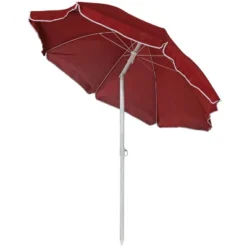 Sunnydaze Decor Sunnydaze Outdoor Travel Portable Beach Umbrella With Tilt Function And Push Open/Close Button - 5' 26 Sunnydaze Decor Sunnydaze Outdoor Travel Portable Beach Umbrella With Tilt Function And Push Open/Close Button - 5' -Furniture GUEST e5dea80f 19ce 420b 9395 db064c187496
