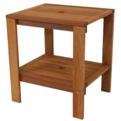 Sunnydaze Decor Sunnydaze Outdoor Meranti Wood With Teak Oil Finish Patio Table And Chairs Conversation Set - Brown - 3pc 25 Sunnydaze Decor Sunnydaze Outdoor Meranti Wood With Teak Oil Finish Patio Table And Chairs Conversation Set - Brown - 3pc -Furniture GUEST e8d5a33c 880f 4290 bb14 37d04846d8ff