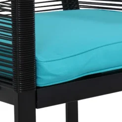 Sunnydaze Decor Sunnydaze Outdoor Rattan Coachford Patio Conversation Furniture Set With Loveseat, Chairs, Seat Cushions, And Coffee Table - 4pc -Furniture GUEST e90ab148 3742 41e6 864d 60ac3f3e91e3