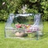 Sunnydaze Decor Sunnydaze Mini Greenhouse With 2 Zippered Side Doors - Clear -Furniture GUEST ea22b4dd 4fe7 4024 9003 93cceebce61a