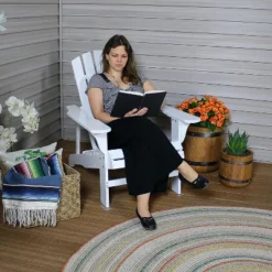 Sunnydaze Decor Sunnydaze Fir Wood Painted Finish Coastal Bliss Outdoor Adirondack Chair 10 Sunnydaze Decor Sunnydaze Fir Wood Painted Finish Coastal Bliss Outdoor Adirondack Chair -Furniture GUEST ec002335 c3e7 470e a618 10d683de535d