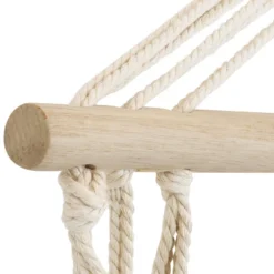 Sunnydaze Decor Sunnydaze Outdoor Printed Polycotton Fabric Hammock Chair With Armrests And Hardwood Spreader Bar - 300 Lb Capacity - Contrasting Stripes 13 Sunnydaze Decor Sunnydaze Outdoor Printed Polycotton Fabric Hammock Chair With Armrests And Hardwood Spreader Bar - 300 Lb Capacity - Contrasting Stripes -Furniture GUEST ec72aab9 8bd3 4f81 b56d 084becdc6811