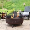 Sunnydaze Decor Sunnydaze Outdoor Camping Or Backyard Steel Round Cosmic Fire Pit With Spark Screen And Log Poker - 41.5" - Black 2 Sunnydaze Decor Sunnydaze Outdoor Camping Or Backyard Steel Round Cosmic Fire Pit With Spark Screen And Log Poker - 41.5" - Black -Furniture GUEST ecf80fd6 0669 423c 806b 48d3b102e9bd