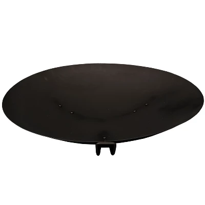 Sunnydaze Decor Sunnydaze Outdoor Camping Backyard Steel Round Classic Ebony Raised Fire Pit Bowl With 3 Folding Legs - Black - 24" 5 Sunnydaze Decor Sunnydaze Outdoor Camping Backyard Steel Round Classic Ebony Raised Fire Pit Bowl With 3 Folding Legs - Black - 24" - Image 3