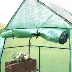 Sunnydaze Decor Sunnydaze Outdoor Portable Tiered Growing Rack Deluxe Walk-In Greenhouse With Roll-Up Door - 4 Shelves - Green 20 Sunnydaze Decor Sunnydaze Outdoor Portable Tiered Growing Rack Deluxe Walk-In Greenhouse With Roll-Up Door - 4 Shelves - Green -Furniture GUEST ef428707 235d 4983 afea 5442dbfaaf07