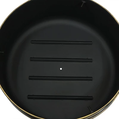 Sunnydaze Decor Sunnydaze Outdoor Camping Or Backyard Round Cauldron Fire Pit With Spark Screen, Log Poker, And Metal Wood Grate 7 Sunnydaze Decor Sunnydaze Outdoor Camping Or Backyard Round Cauldron Fire Pit With Spark Screen, Log Poker, And Metal Wood Grate - Image 5