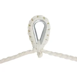 Sunnydaze Decor Sunnydaze Extra Large Lightweight Cotton/Nylon Rope Outdoor Mayan Hammock Chair - 330 Lb Weight Capacity - Natural -Furniture GUEST f3e9c3ad 900e 427f a170 86c374f93b39