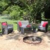 Sunnydaze Decor Sunnydaze Outdoor Ardfield Patio Conversation Furniture Set With Loveseat, Chairs, And Table - 4pc -Furniture GUEST f4c321ea 4f35 495a 92e6 fa1aa42fc117