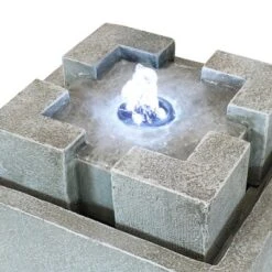 Sunnydaze Decor Sunnydaze Indoor Home Office Decorative Square Dynasty Bubbling Tabletop Water Fountain Feature - 7" -Furniture GUEST f6da6e85 eb94 45d3 94f7 a41b730433f6