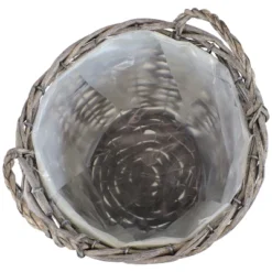 Sunnydaze Decor Sunnydaze Gray Willow Wicker Planter Baskets With Handles And Plastic Lining - Set Of 5 -Furniture GUEST f7da214a 00fa 4cb2 8d1b 749222eeb9bc