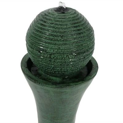 Sunnydaze Decor Sunnydaze Outdoor Polyresin Desert Spring Solar Powered Water Fountain With Battery Backup, Submersible Pump, And Panel - 30" 10 Sunnydaze Decor Sunnydaze Outdoor Polyresin Desert Spring Solar Powered Water Fountain With Battery Backup, Submersible Pump, And Panel - 30" - Image 8