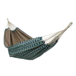 Sunnydaze Decor Sunnydaze Outdoor Polyester Double Jacquard Hammock -Furniture GUEST f9b105a2 1bfe 4897 a2c7 339ec6cfa62b