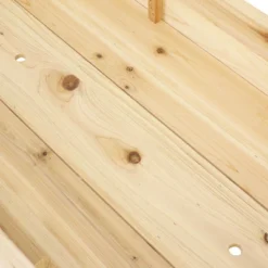 Sunnydaze Decor Sunnydaze Outdoor Wood Elevated Rectangular Standing Garden Planter Box For Flower, Herb And Vegetable Gardening - 24.5" W X 48.5" D X 27.5" H - Brown -Furniture GUEST fb9a2fc5 70ed 4d40 b16c 9bff8165954f