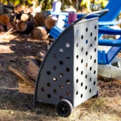 Sunnydaze Decor Sunnydaze Powder-Coated Steel Log Cart - 34" H - Gray 24 Sunnydaze Decor Sunnydaze Powder-Coated Steel Log Cart - 34" H - Gray -Furniture GUEST fbabeb1e a347 4dad b6f1 c22bbfe0d4c2