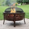 Sunnydaze Decor Sunnydaze Outdoor Camping Or Backyard Steel Northwoods Fishing Fire Pit With Spark Screen - 30" - Bronze 1 Sunnydaze Decor Sunnydaze Outdoor Camping Or Backyard Steel Northwoods Fishing Fire Pit With Spark Screen - 30" - Bronze -Furniture GUEST fc23710b cb50 44f6 9c50 241aec16b9e3