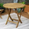 Sunnydaze Decor Sunnydaze Outdoor Solid Teak Wood With Light Stained Finish Round Patio Dining Table - Light Brown 1 Sunnydaze Decor Sunnydaze Outdoor Solid Teak Wood With Light Stained Finish Round Patio Dining Table - Light Brown -Furniture GUEST fc952bc7 6fd4 43d7 91c2 14b39417caf8