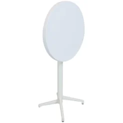 Sunnydaze Decor Sunnydaze 45"H Round Plastic All-Weather Commercial-Grade Patio Bar Table With Foldable Design, White 12 Sunnydaze Decor Sunnydaze 45"H Round Plastic All-Weather Commercial-Grade Patio Bar Table With Foldable Design, White -Furniture GUEST fd32a99e 0134 42d5 93b4 310364f6562f