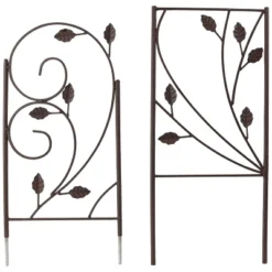 Sunnydaze Decor Sunnydaze Metal Wire Rustic Plant Design Garden Trellis For Outdoor Climbing Flowers And Vines - 32" H - Brown - 2-Pack 11 Sunnydaze Decor Sunnydaze Metal Wire Rustic Plant Design Garden Trellis For Outdoor Climbing Flowers And Vines - 32" H - Brown - 2-Pack -Furniture GUEST fdf25631 599a 4488 99d1 d81018d4d6ee