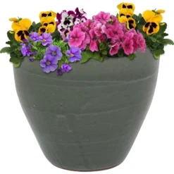 Sunnydaze Decor Sunnydaze Resort Outdoor/Indoor High-Fired Glazed UV And Frost-Resistant Ceramic Flower Pot Planter With Drainage Holes - 13" Diameter 15 Sunnydaze Decor Sunnydaze Resort Outdoor/Indoor High-Fired Glazed UV And Frost-Resistant Ceramic Flower Pot Planter With Drainage Holes - 13" Diameter -Furniture GUEST fee5c495 d84c 43cb aa8d bbf1b2ef21db