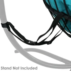 Sunnydaze Decor Sunnydaze Outdoor Resin Wicker Patio Dalia Hanging Basket Egg Chair With Cushions And Headrest - Teal - 2pc 12 Sunnydaze Decor Sunnydaze Outdoor Resin Wicker Patio Dalia Hanging Basket Egg Chair With Cushions And Headrest - Teal - 2pc -Furniture GUEST feff1baa 481c 4db7 8a7b e1cdb19eeb99