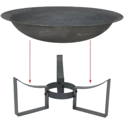 Sunnydaze Decor Sunnydaze Outdoor Camping Or Backyard Cast Iron With Heat Resistant Finish Modern Round Fire Pit Bowl With Stand - 23" - Bronze 13 Sunnydaze Decor Sunnydaze Outdoor Camping Or Backyard Cast Iron With Heat Resistant Finish Modern Round Fire Pit Bowl With Stand - 23" - Bronze -Furniture GUEST ff652ece daa6 4e24 aafb b05a42c87d77