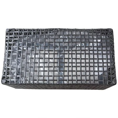 Sunnydaze Decor Sunnydaze 2-Section Rectangle Polyrattan Indoor Planters - 21.5" W X 11.5" D X 9.25" H - 2-Pack 4 Sunnydaze Decor Sunnydaze 2-Section Rectangle Polyrattan Indoor Planters - 21.5" W X 11.5" D X 9.25" H - 2-Pack - Image 2