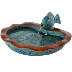 Sunnydaze Decor Sunnydaze 7"H Electric Glazed Ceramic Fish Outdoor Water Fountain 26 Sunnydaze Decor Sunnydaze 7"H Electric Glazed Ceramic Fish Outdoor Water Fountain -Furniture GUEST ff8c6261 cc77 4c5d 9fd0 24ef989e74a3